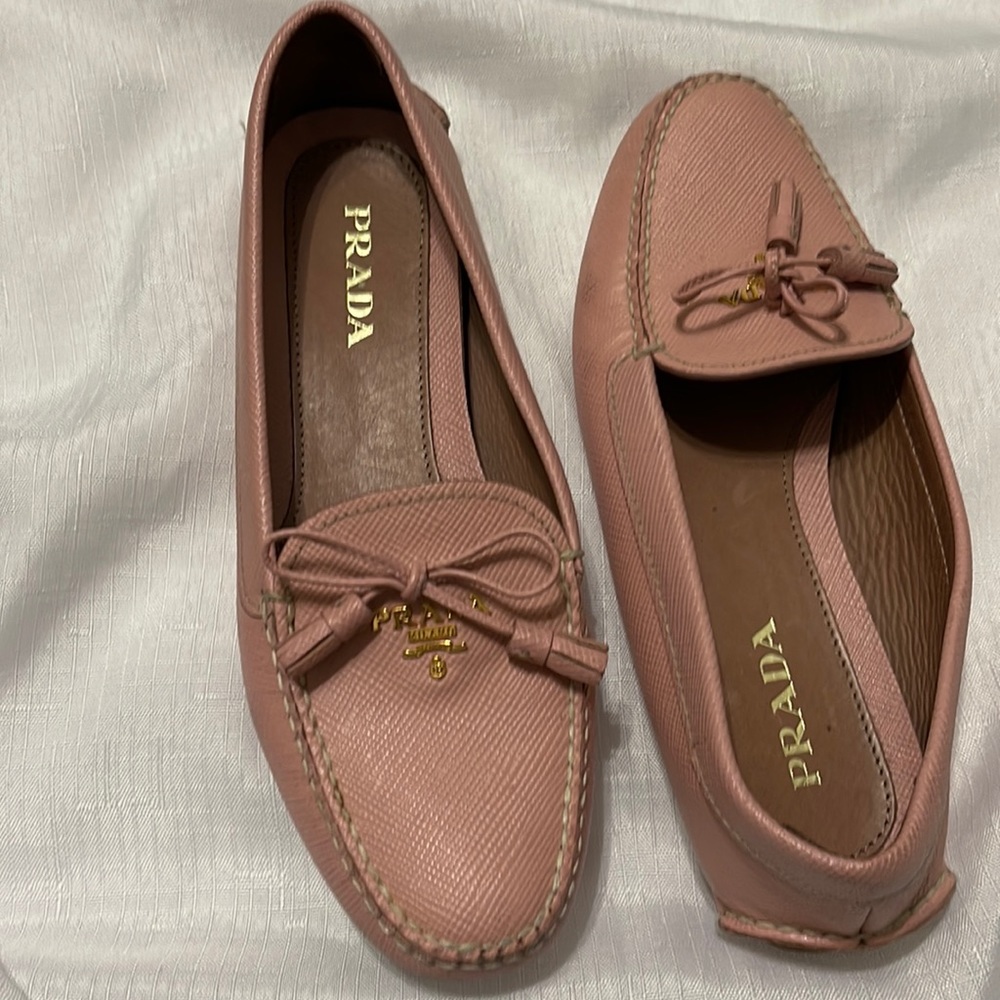 Gentle Used Light Pink Prada Size 37